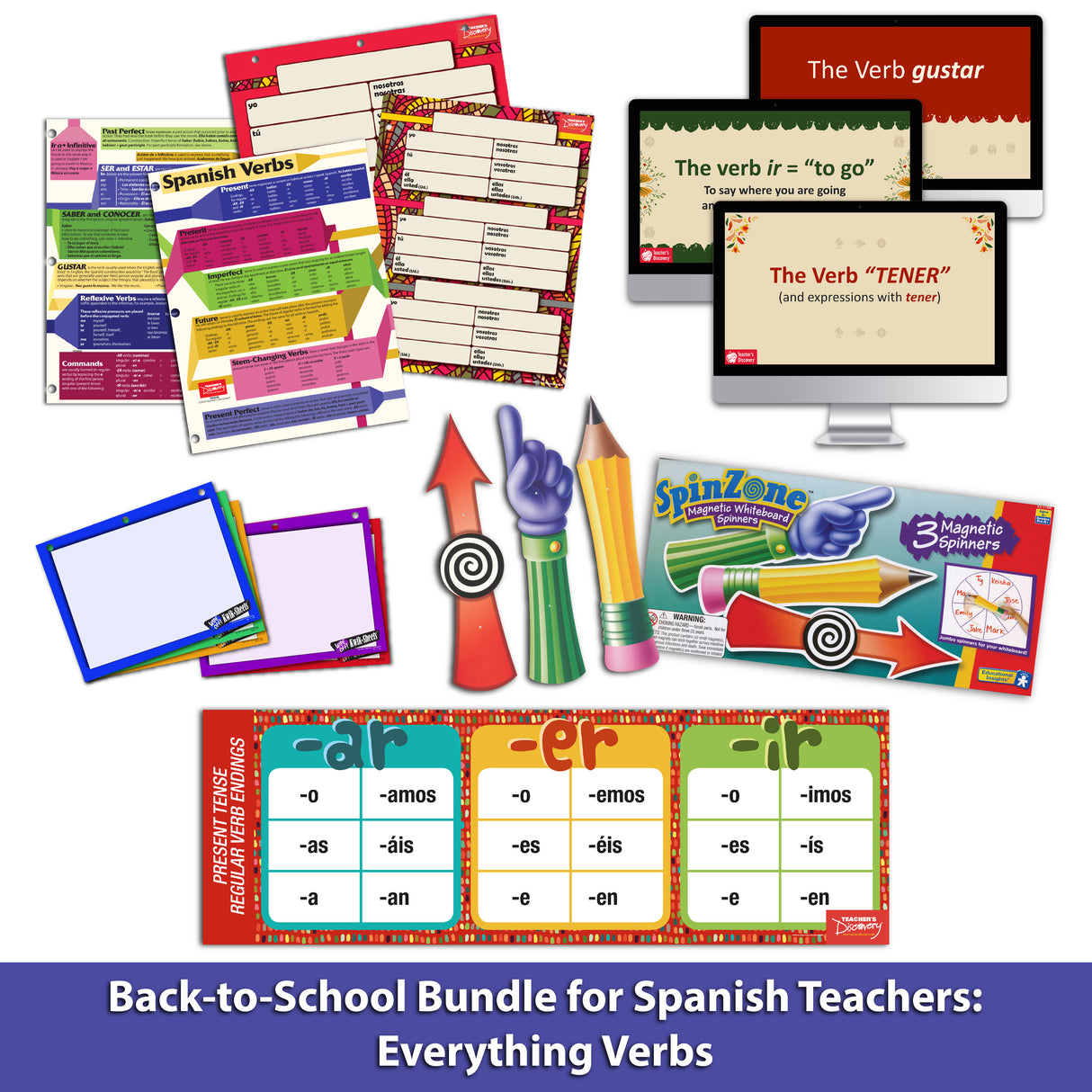 Back-to-School Bundle for Spanish Teachers: Everything Verbs