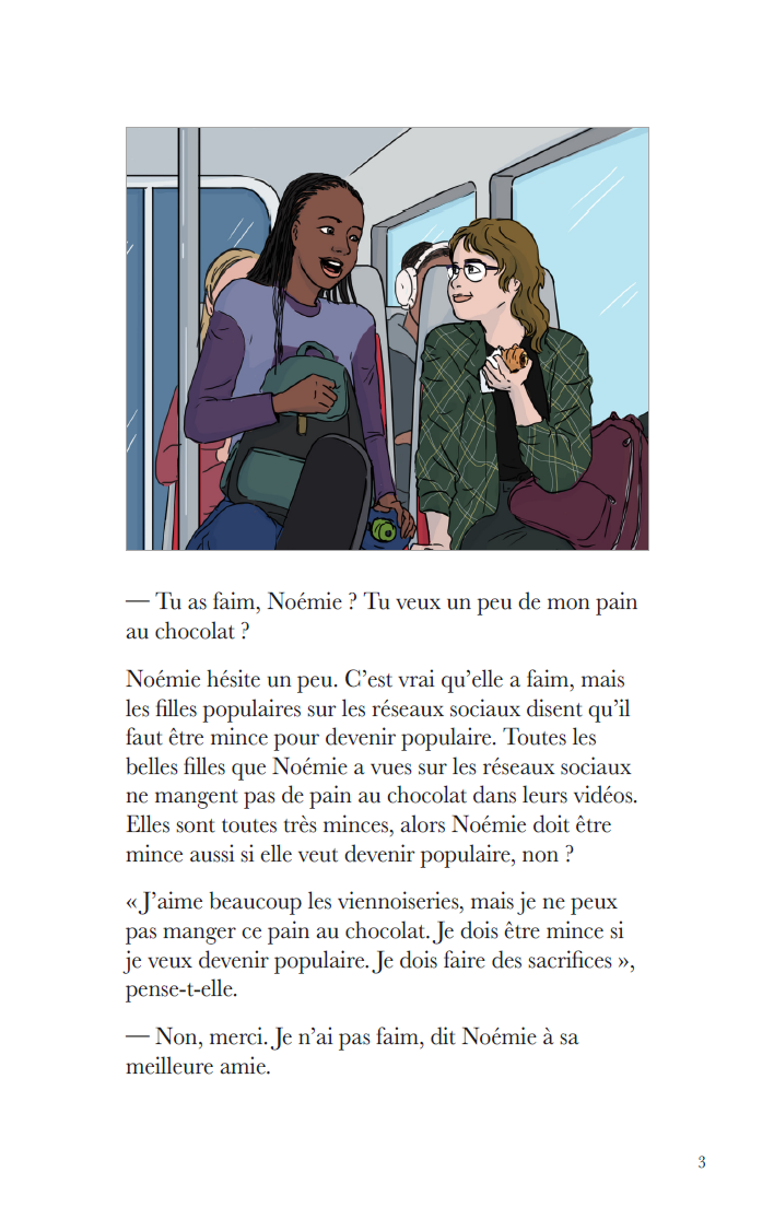 Noemie veut etre populaire - Level 3 - French Reader by Valentina Ciuffreda