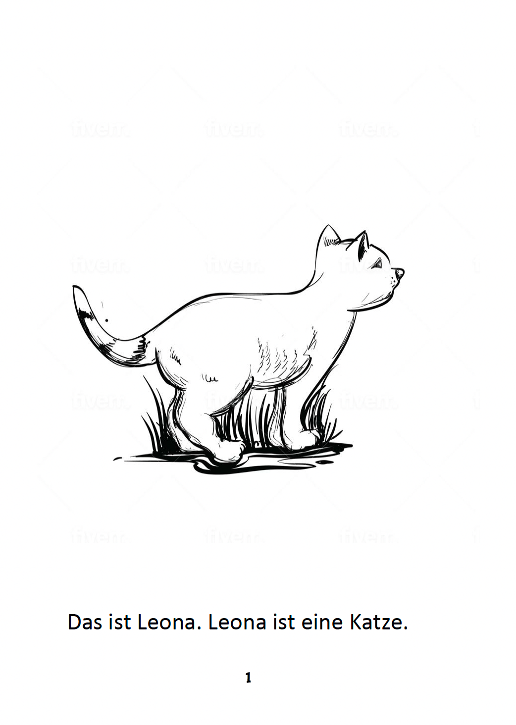 Leona die Katze - Level 1 - German Reader by Theresa Marrama