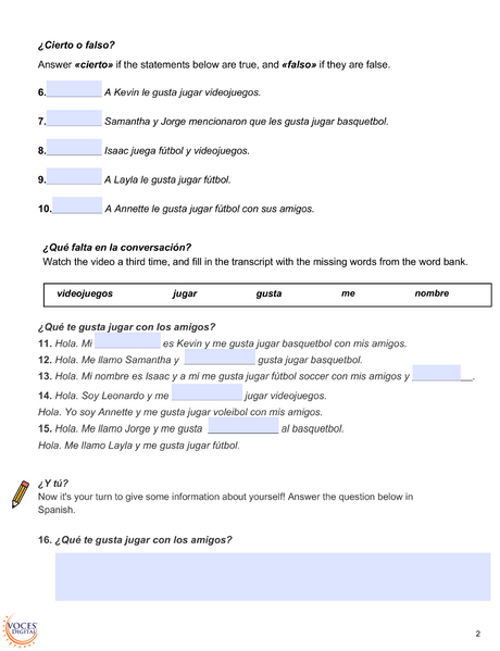 Conversaciones que conectan: Beginner