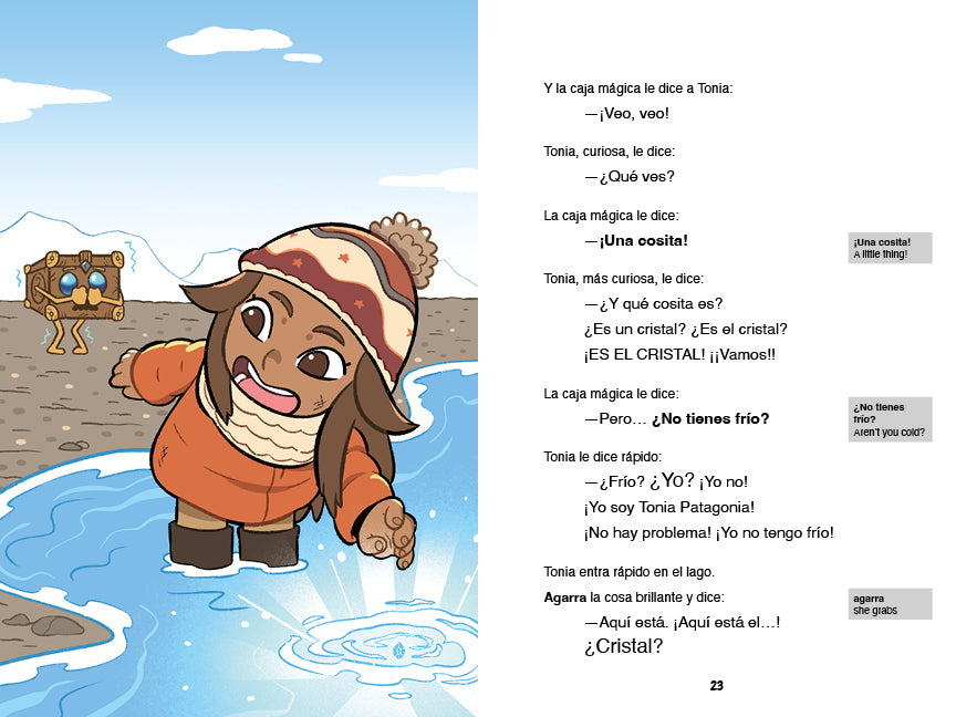 Tonia Patagonia y la caja mágica - Level 1 - Spanish Reader by Margarita Pérez García & Patricia Martí Torres