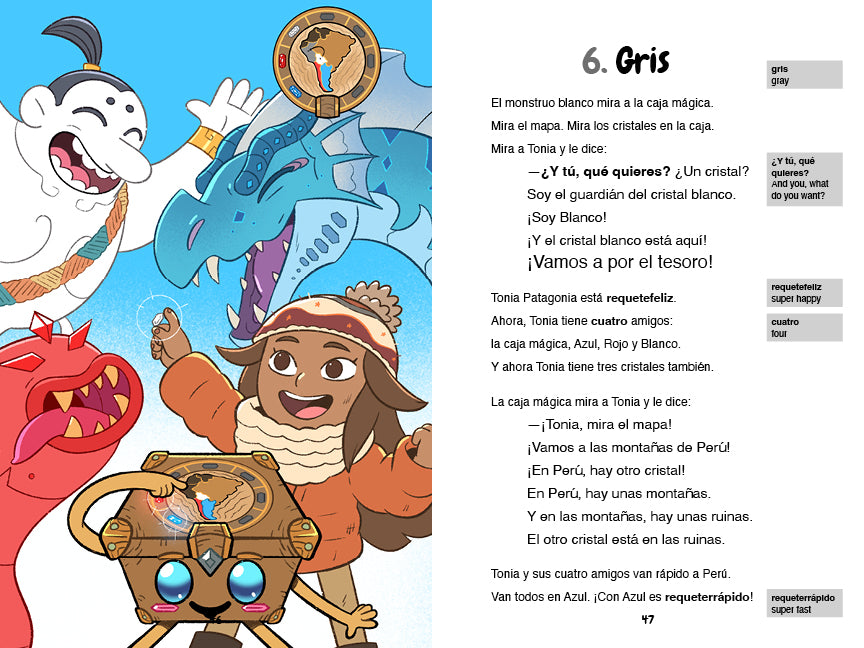 Tonia Patagonia y la caja mágica - Level 1 - Spanish Reader by Margarita Pérez García & Patricia Martí Torres