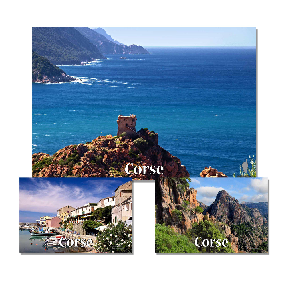 French Regions - French - Mini-posters - Set of 40