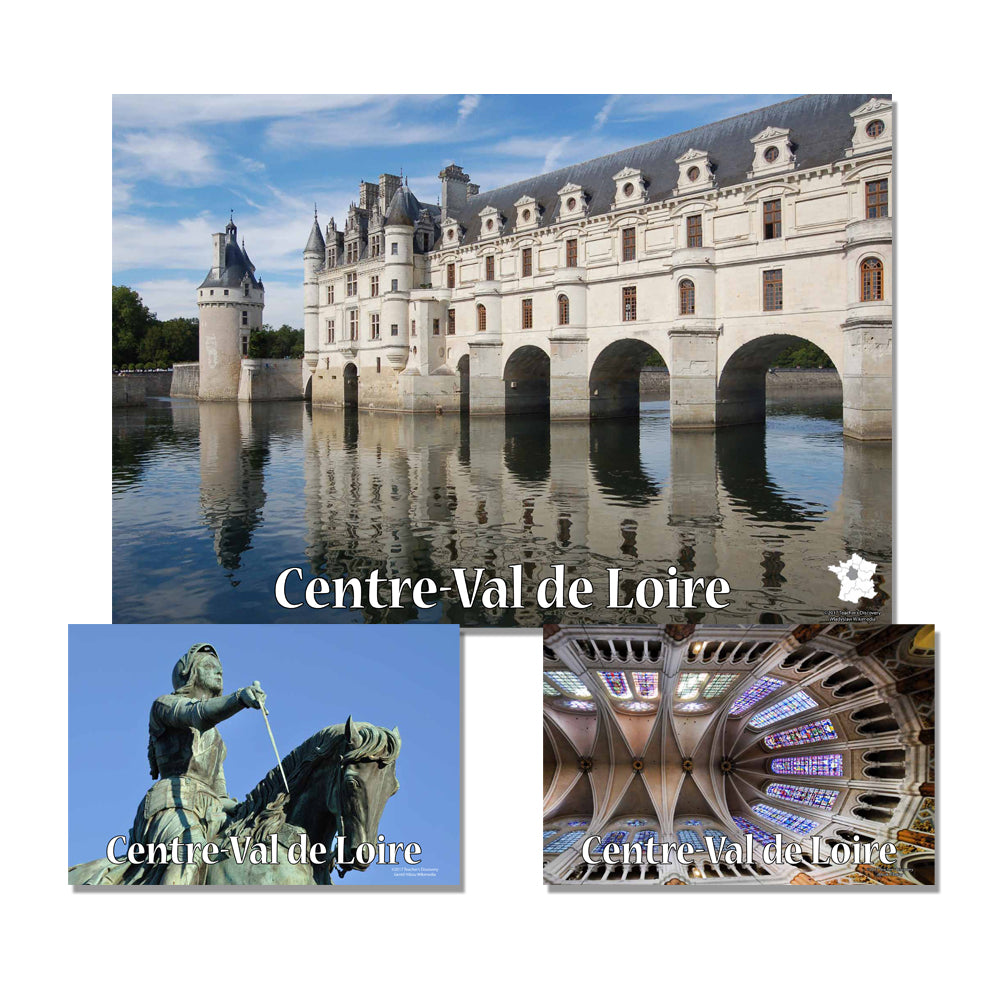 French Regions - French - Mini-posters - Set of 40