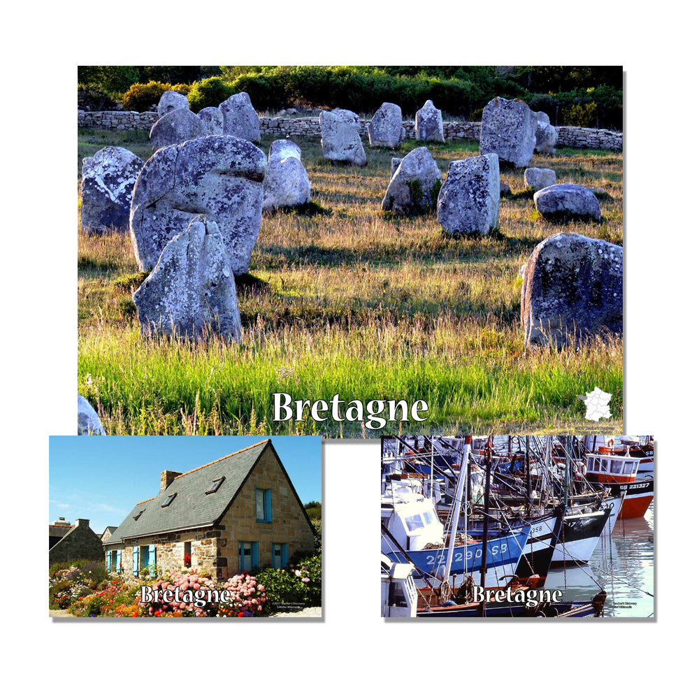 French Regions - French - Mini-posters - Set of 40