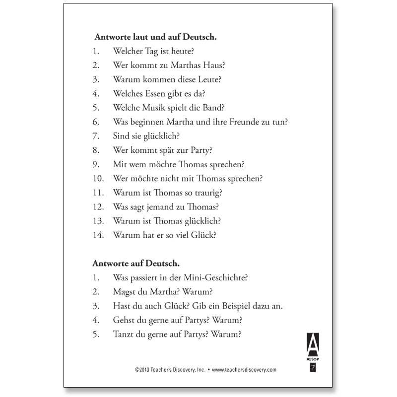 21 Mini-Geschichten - Level 2 - German Reader by Tom Alsop