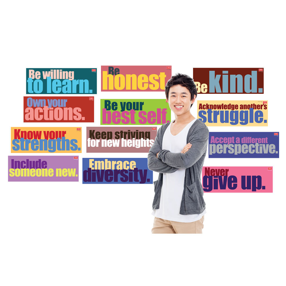 Character Building English Signs - Set of 12 – Teacher's Discovery