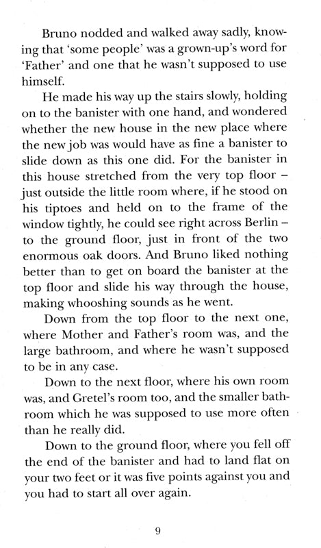 The Boy In The Striped Pajamas Paperback Book (1080L)