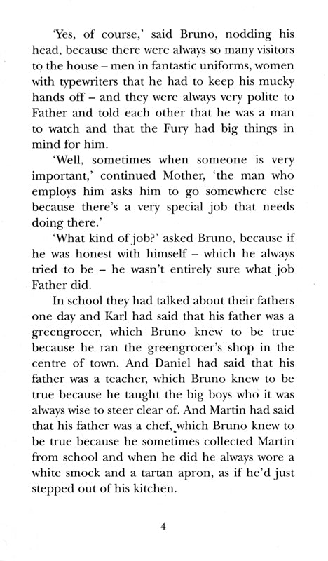 The Boy In The Striped Pajamas Paperback Book (1080L)