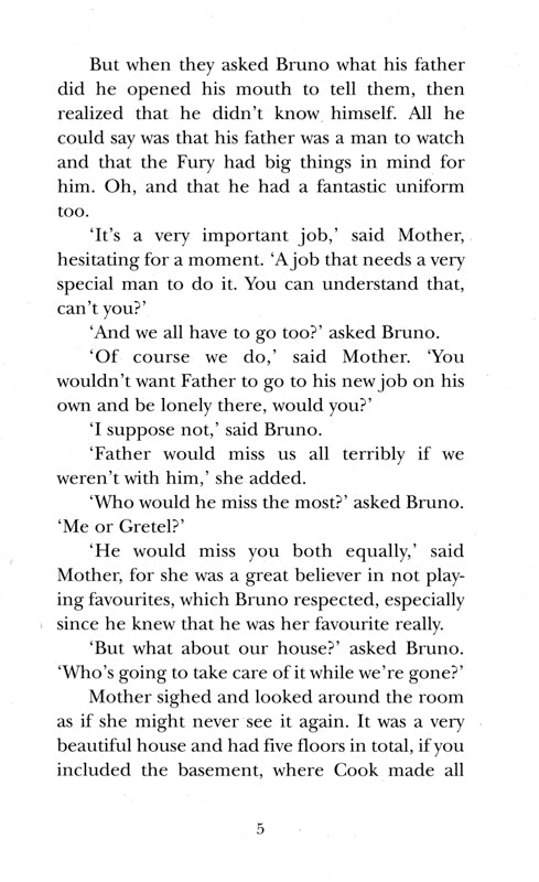 The Boy In The Striped Pajamas Paperback Book (1080L)