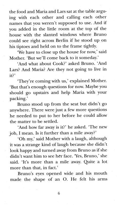 The Boy In The Striped Pajamas Paperback Book (1080L)