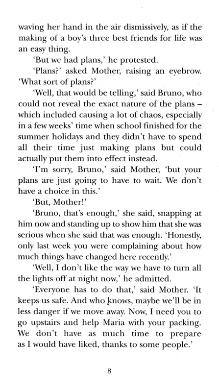 The Boy In The Striped Pajamas Paperback Book (1080L)