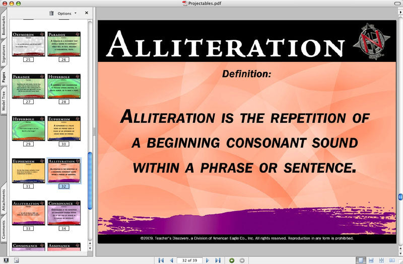 Figurative Language Terms Review and Practice Teacher's Edition Download