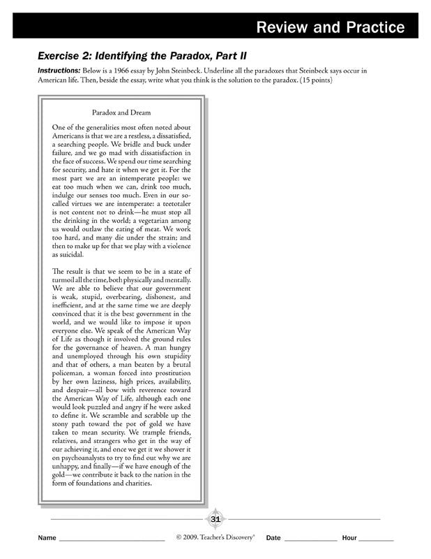 Figurative Language Terms Review and Practice Teacher's Edition Download
