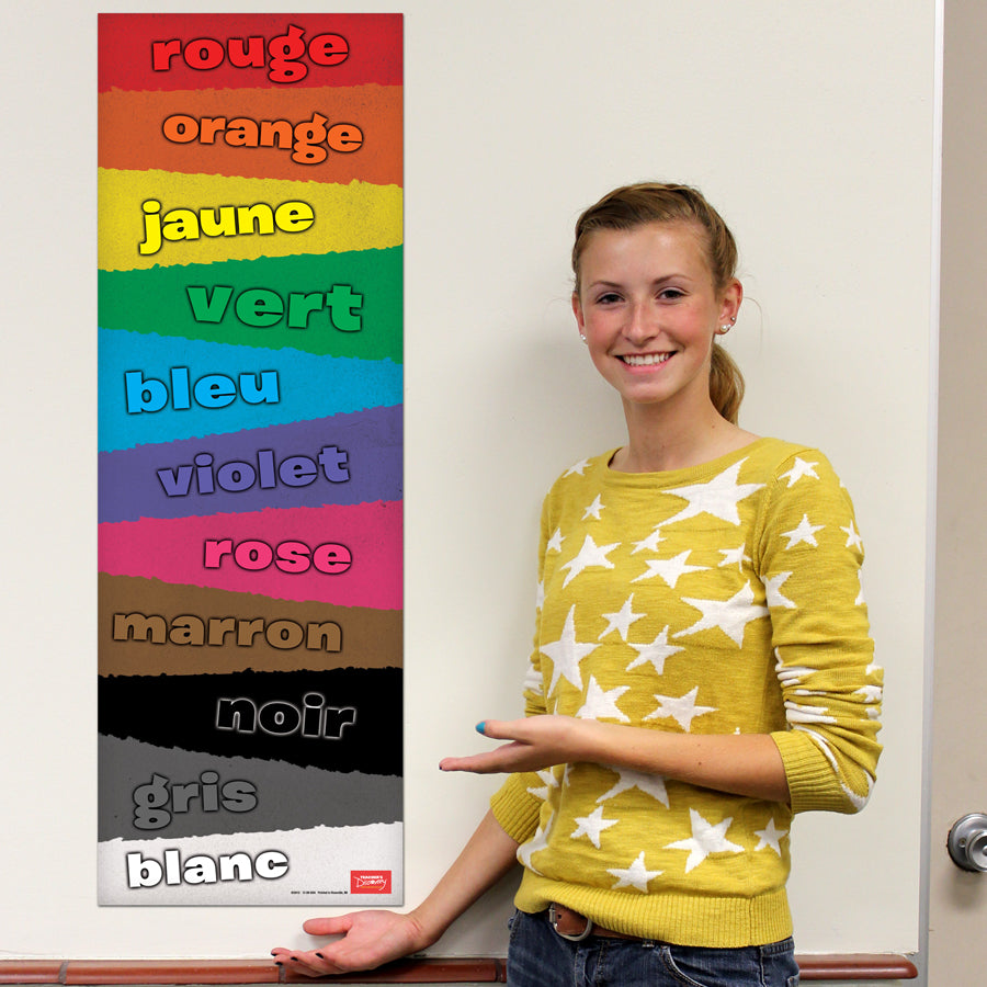 Colors - French - Skinny Poster