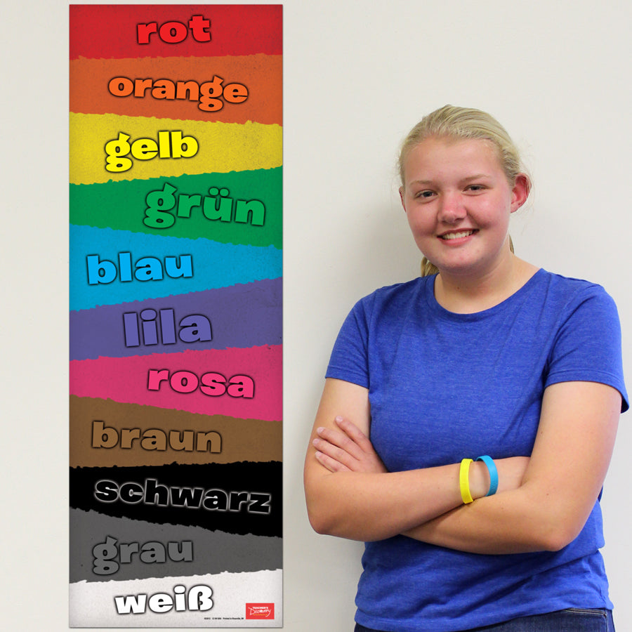 Colors - German - Skinny Poster