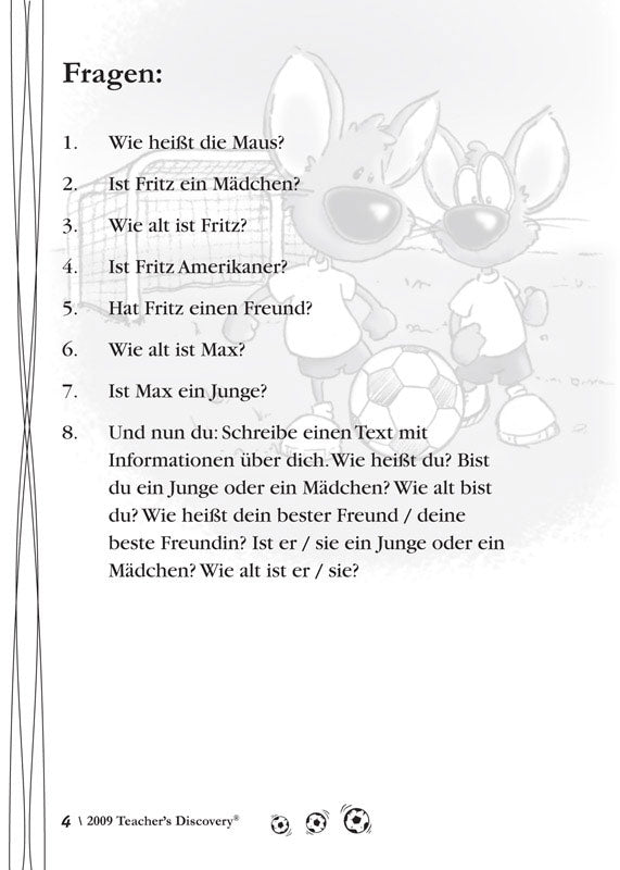 Fritz Abenteuer in Amerika - Level 1 - German Reader by Fabiola Canale