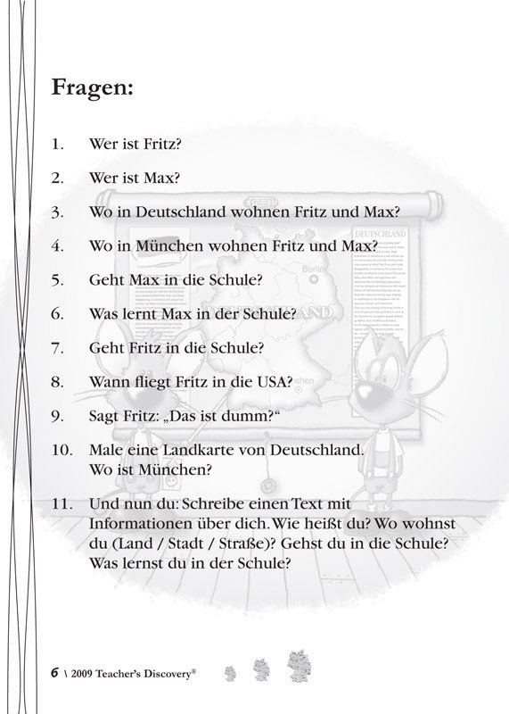 Fritz Abenteuer in Amerika - Level 1 - German Reader by Fabiola Canale