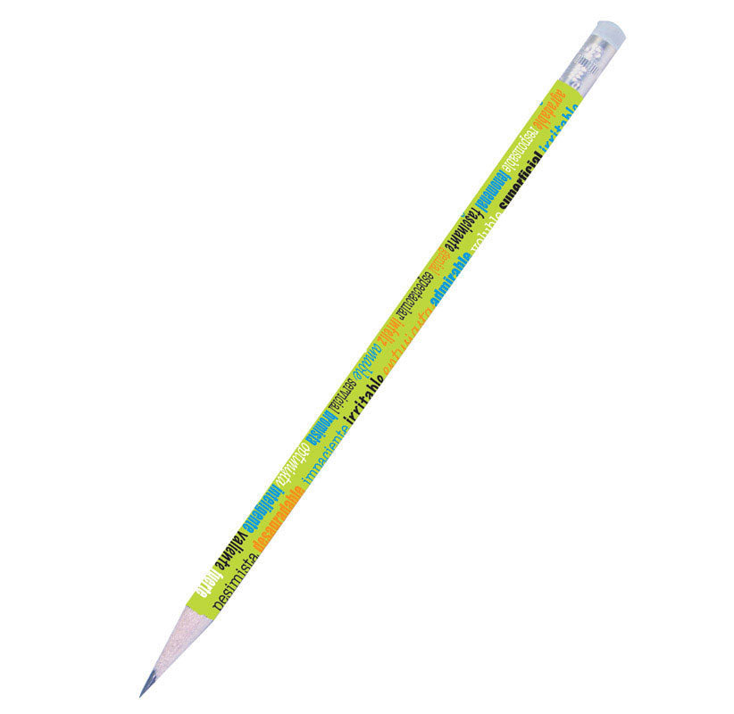 Adjectives Spanish Pencils