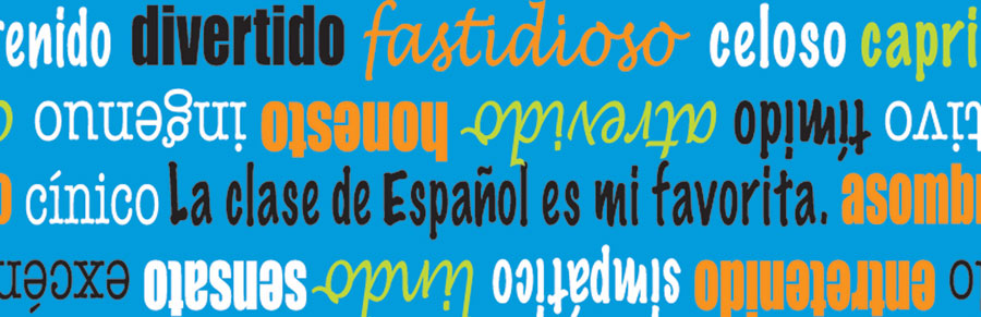 Adjectives Spanish Pencils