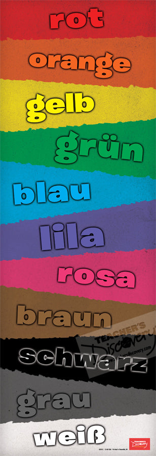 Colors - German - Skinny Poster