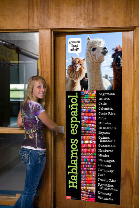 We Speak Spanish - Spanish - Door Chart