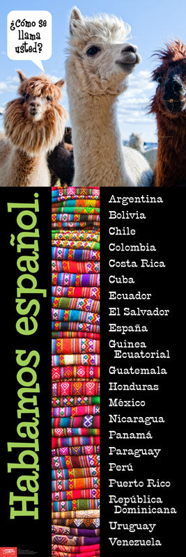 We Speak Spanish - Spanish - Door Chart