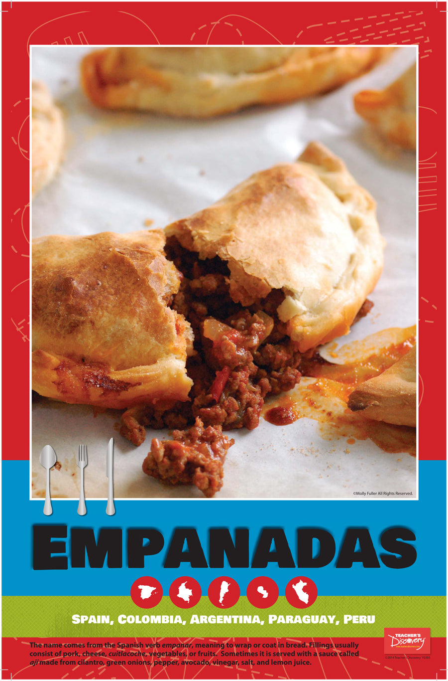 Regional Foods - Spanish -Mini-Posters - Set of 12