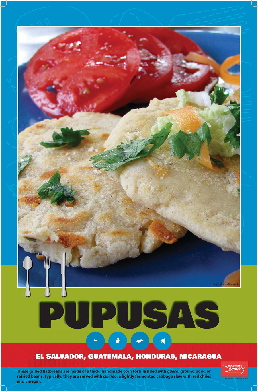 Regional Foods - Spanish -Mini-Posters - Set of 12