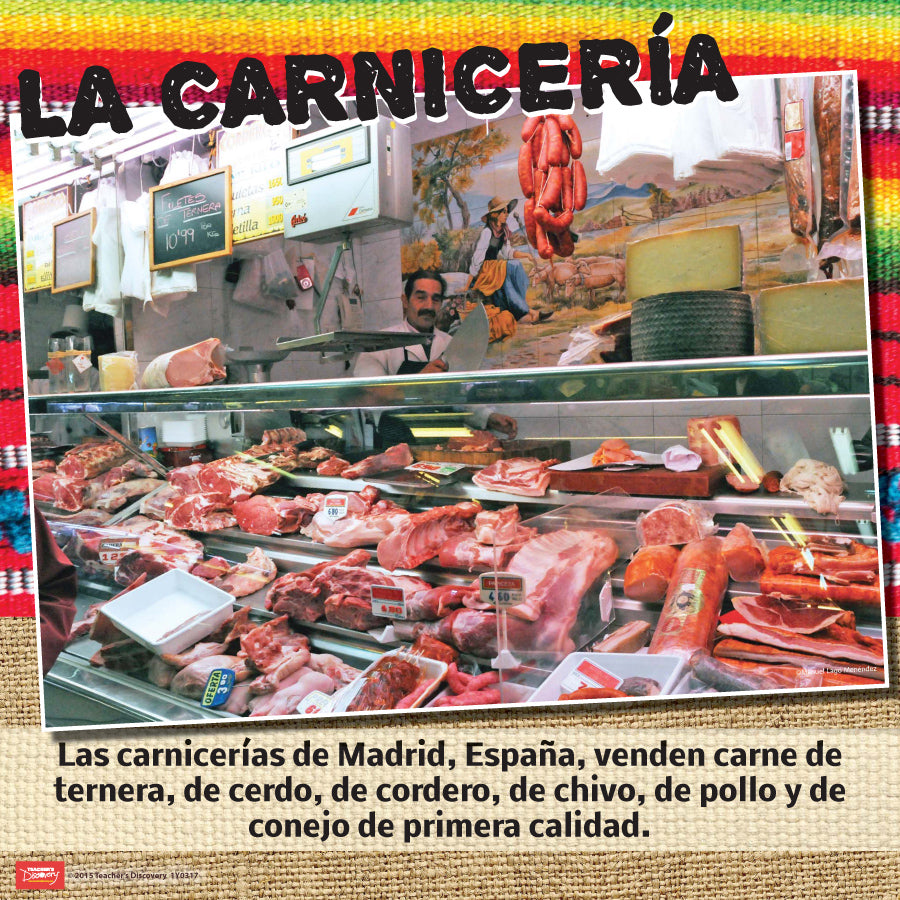 Mercados hispanos - Mini-Posters - Set of 14