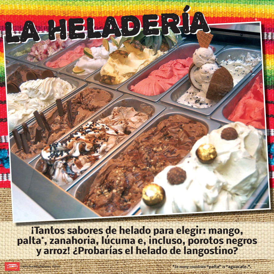 Mercados hispanos - Mini-Posters - Set of 14