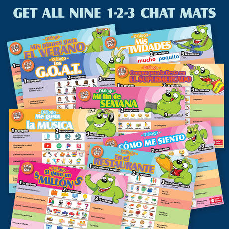 1-2-3 Chat Mats