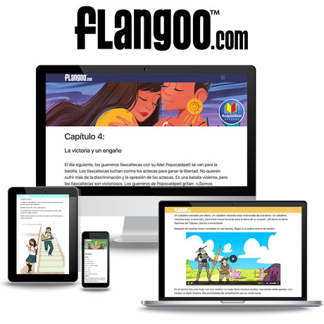 Spanish Flangoo™ World Language Digital Readers Subscription