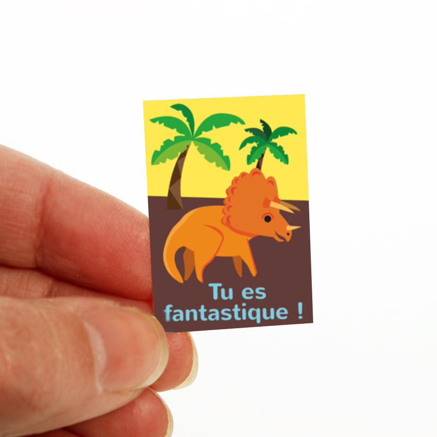 Êtresaurus French Stickers (60)