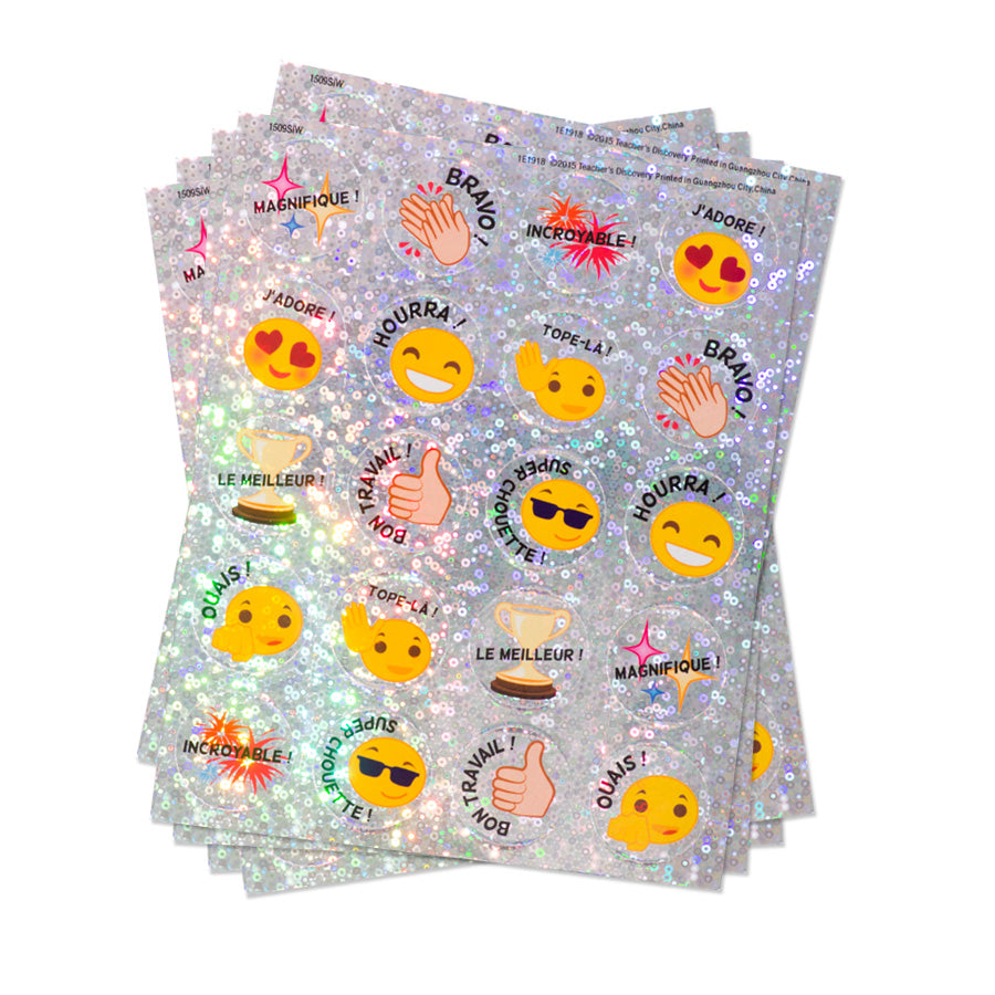 Emoji French Stickers (100)