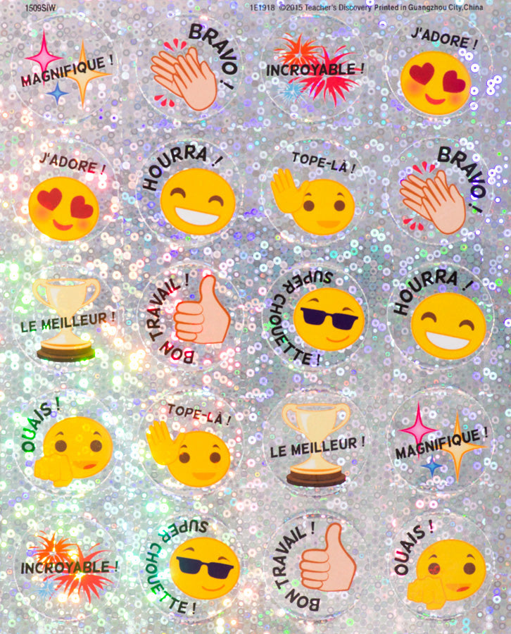 Emoji French Stickers (100)