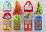 Monuments French Stickers (100)