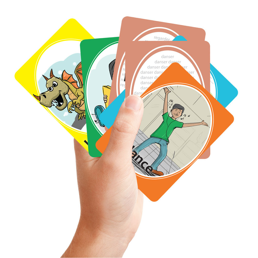 3-in-1 Spanish Vocab Grab Card Games