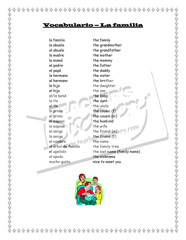 Moo!™ Family Nouns Spanish Video