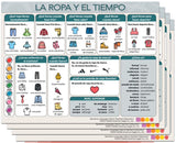 Dynamic Language Class Chat Mats Set of All 6