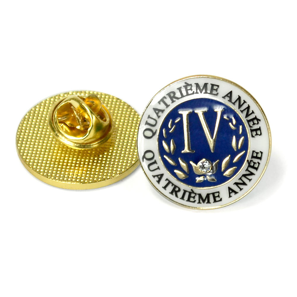 French Fourth-Year Enhanced® Pin