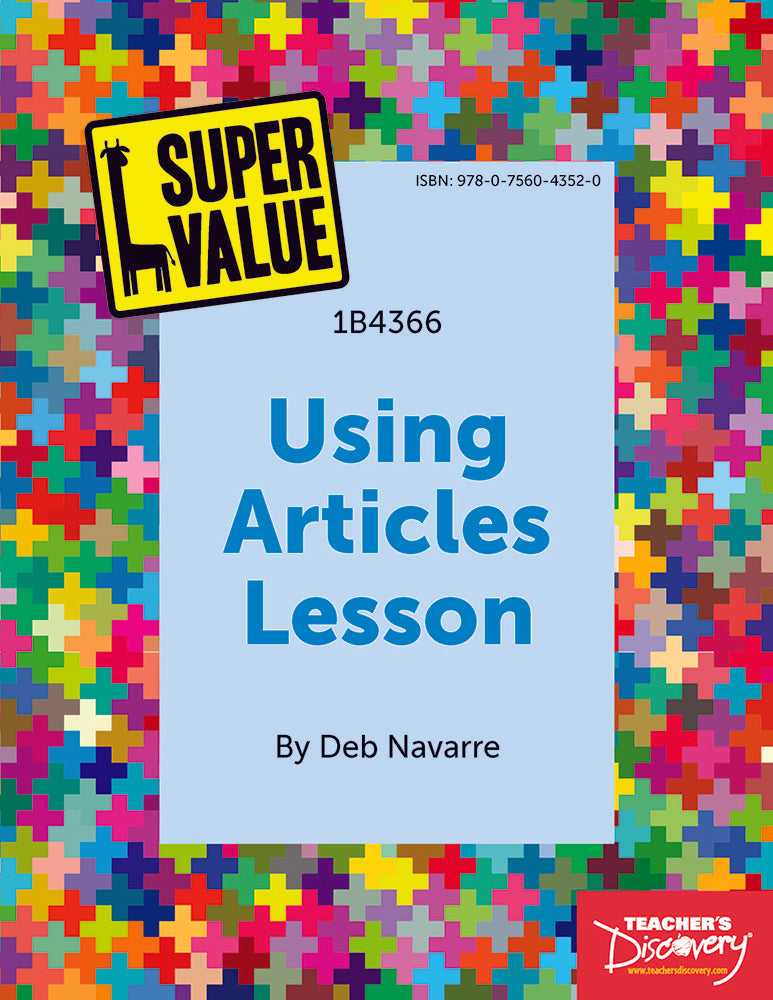 Super Value Using Articles Lesson Spanish Download