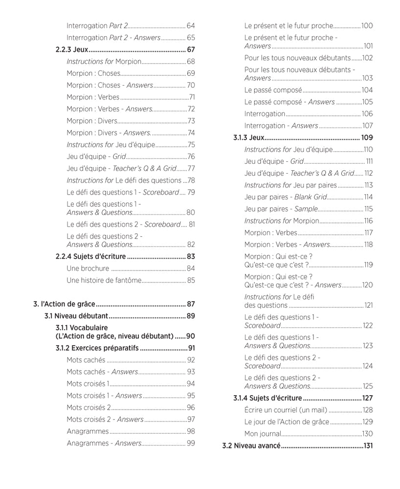 Giant Book of Holiday Games, Prompts, and Warm-Ups for French Class Book