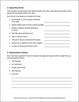 School Supplies Intermediate-Mid Spanish IPA Pack - DIGITAL RESOURCE DOWNLOAD