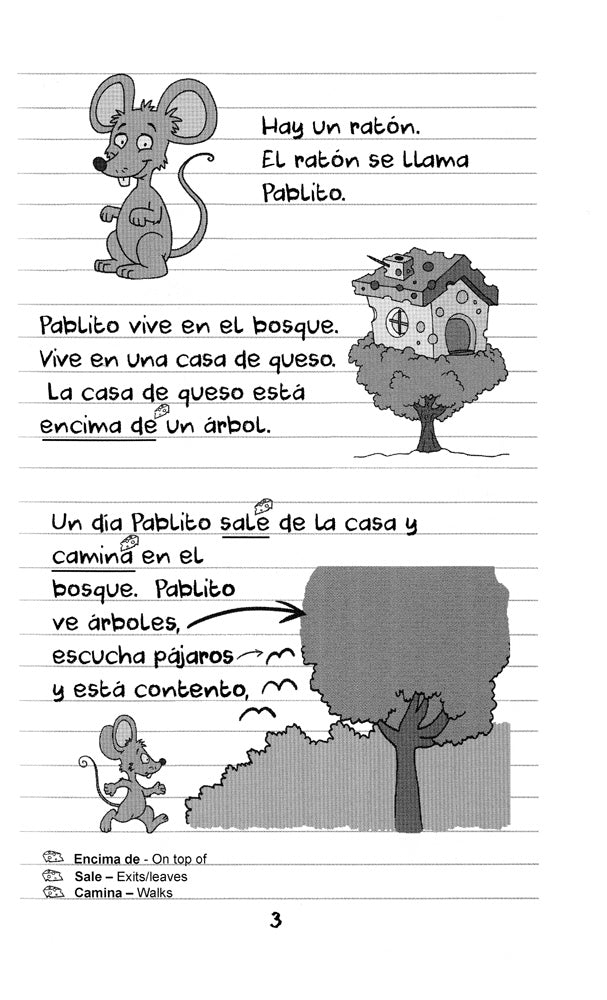 El ratón Pablito Level 1 Spanish Reader