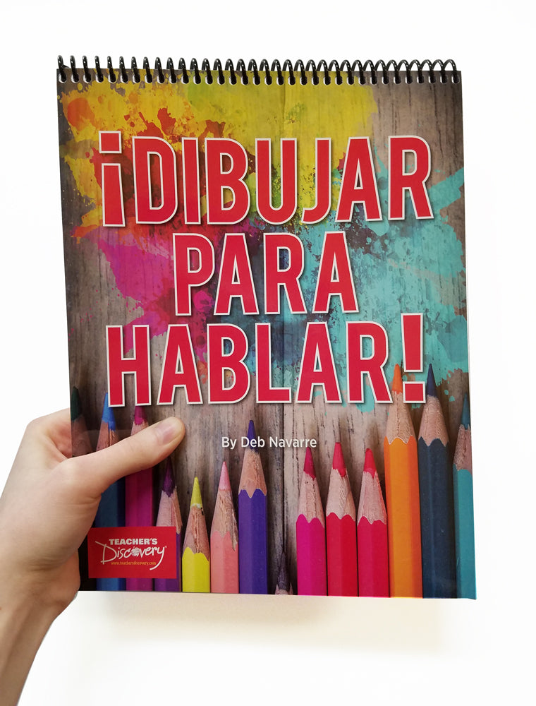 ¡Dibujar para hablar! Spanish Book