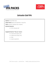 Salvador Dalí Novice-High Spanish IPA Pack - DIGITAL RESOURCE DOWNLOAD