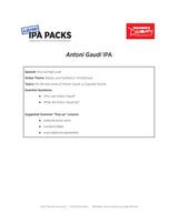 Antoni Gaudí Novice-High Spanish IPA Pack - DIGITAL RESOURCE DOWNLOAD