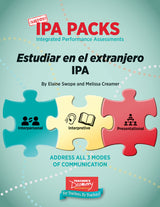 Estudiar en el extranjero Novice/High Spanish IPA Pack - DIGITAL RESOURCE DOWNLOAD