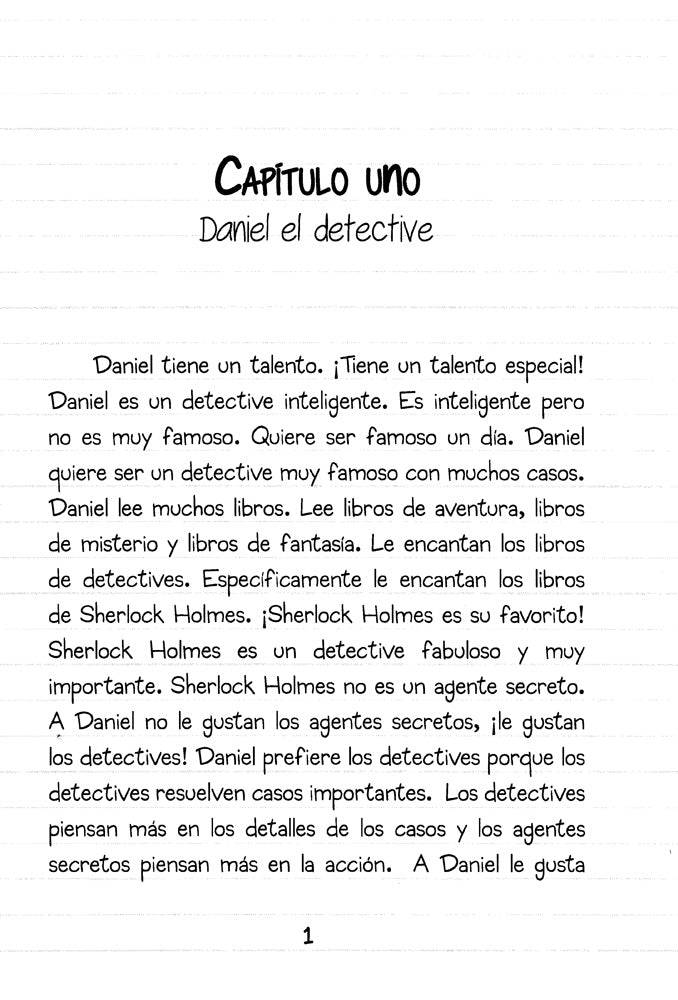 Daniel el detective: El caso de la entrada perdida Spanish Level 1 Reader